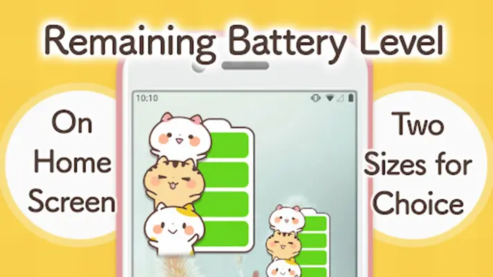 Battery widget Kansai Cats android App screenshot 4